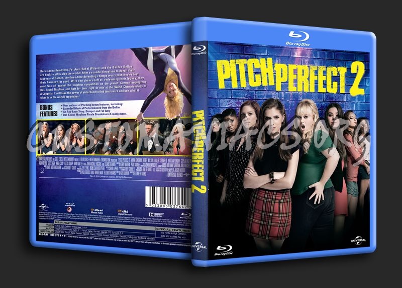 Pitch Perfect 2 blu-ray cover