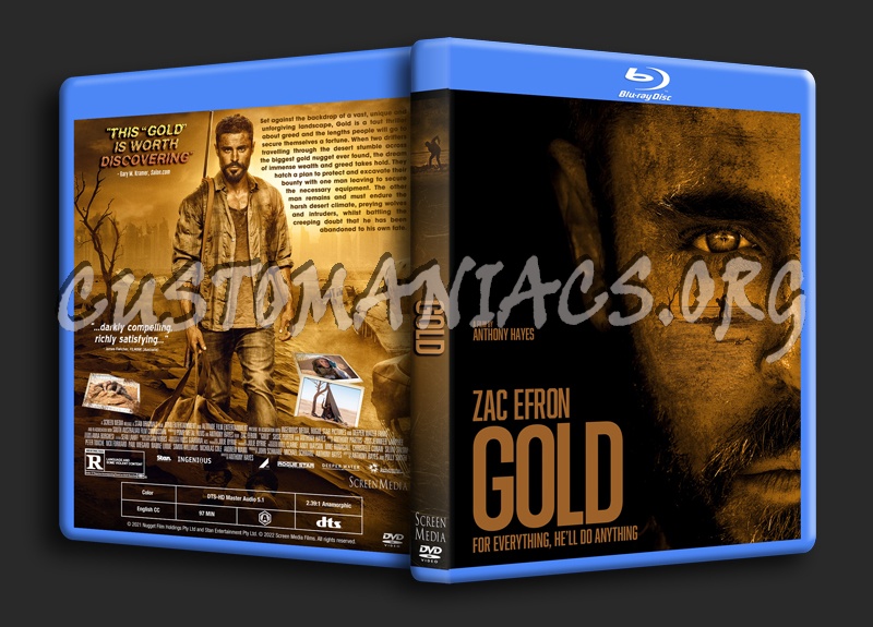 Gold (2022) dvd cover