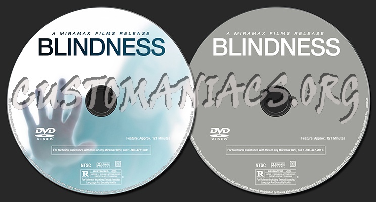 Blindness dvd label