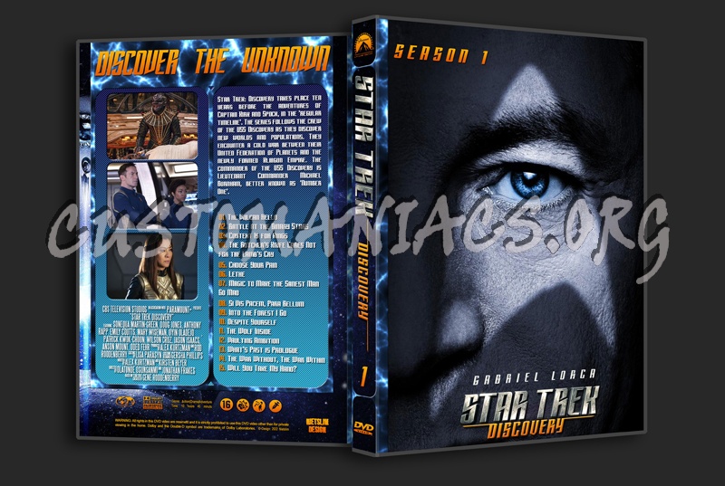 Star Trek Discovery Season 1 dvd cover