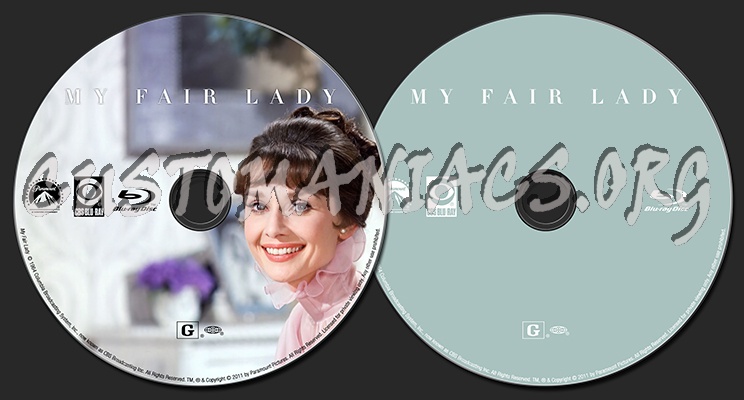 My Fair Lady blu-ray label