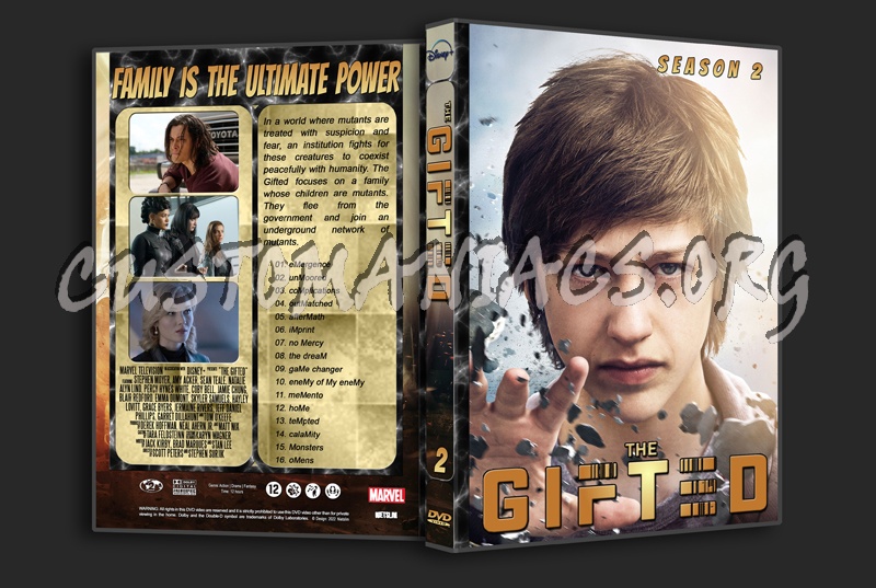 Marvel The Gifted Season 2 dvd cover