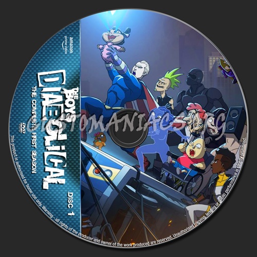 The Boys Diabolical Season 1 dvd label