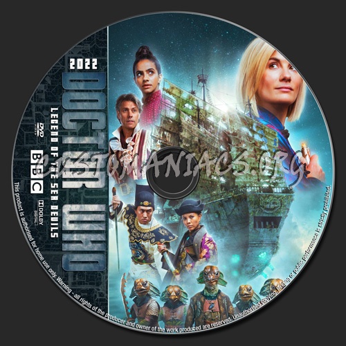 Doctor Who Legend Of The Sea Devils dvd label