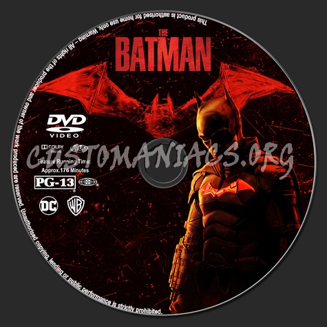 The Batman dvd label