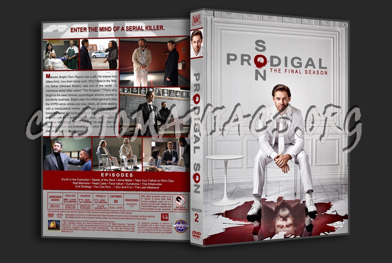 Prodigal Son - Season 2 dvd cover