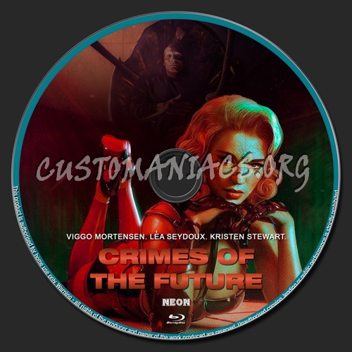 Crimes Of The Future blu-ray label