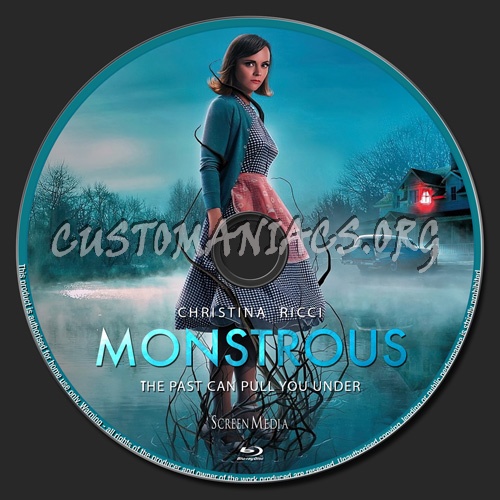 Monstrous blu-ray label