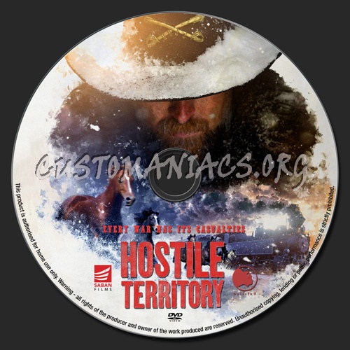 Hostile Territory dvd label