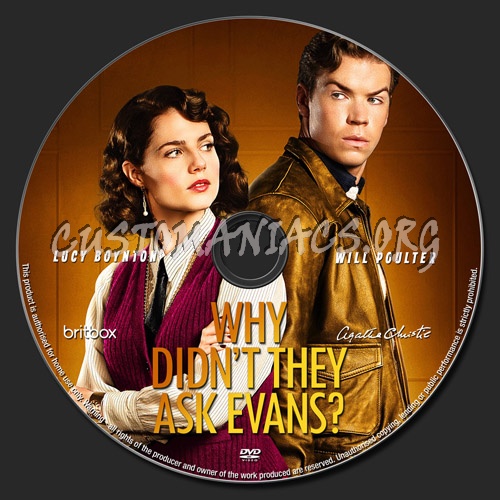 Why Didn't They Ask Evans? dvd label