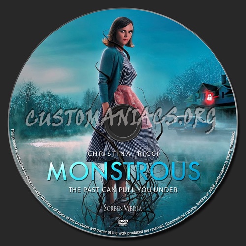 Monstrous dvd label