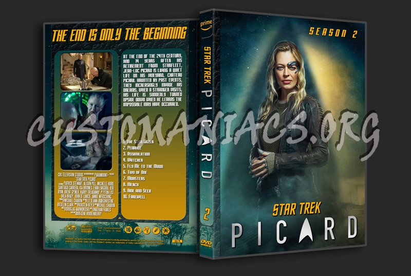 Star Trek Picard Season 2 dvd cover