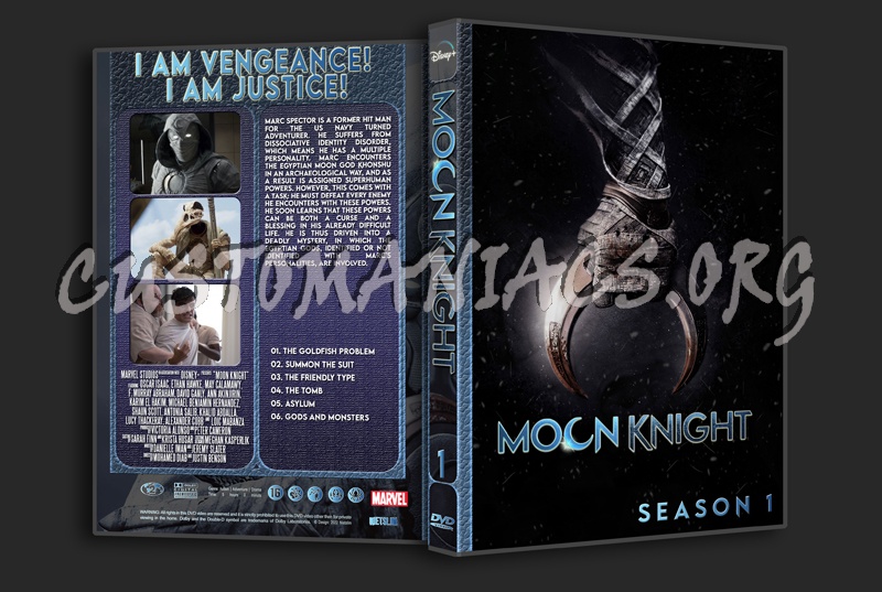 Moon Knight Season 1 dvd cover