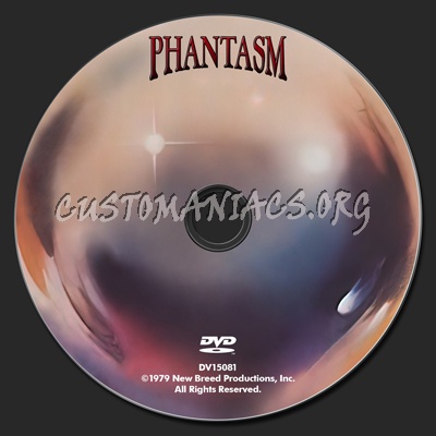 Phantasm dvd label