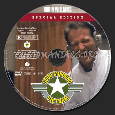 Good Morning, Vietnam dvd label