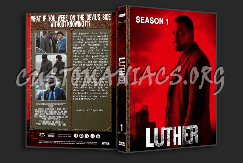 Luther Season 1 dvd cover