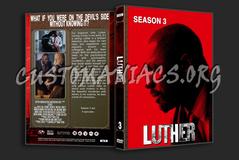 Luther Season 3 dvd cover