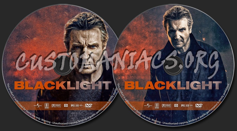 Blacklight dvd label