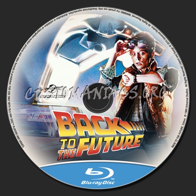 Back to the Future blu-ray label