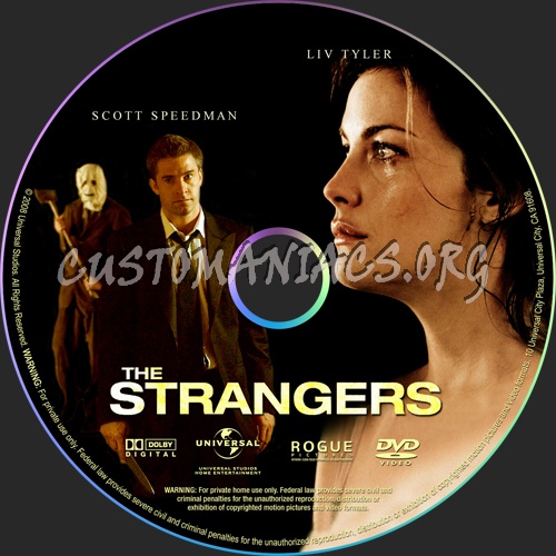 Strangers, The dvd label