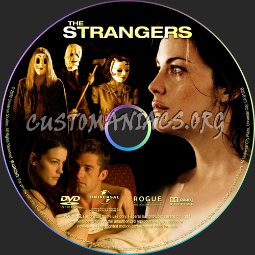 Strangers, The dvd label