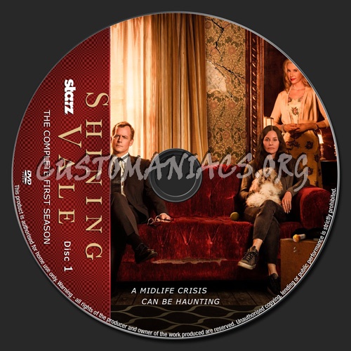 Shining Vale Season 1 dvd label