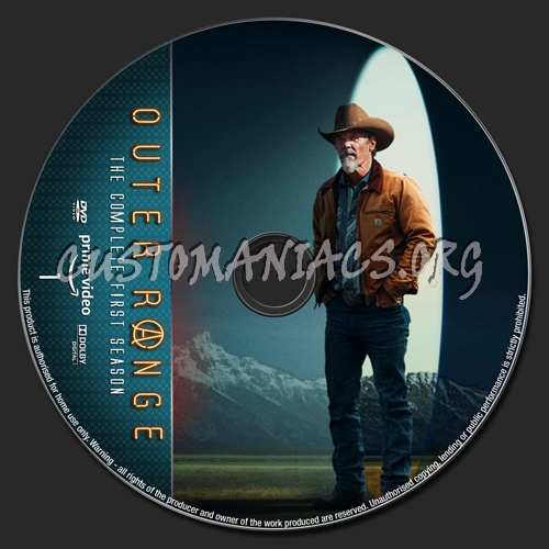 Outer Range Season 1 dvd label