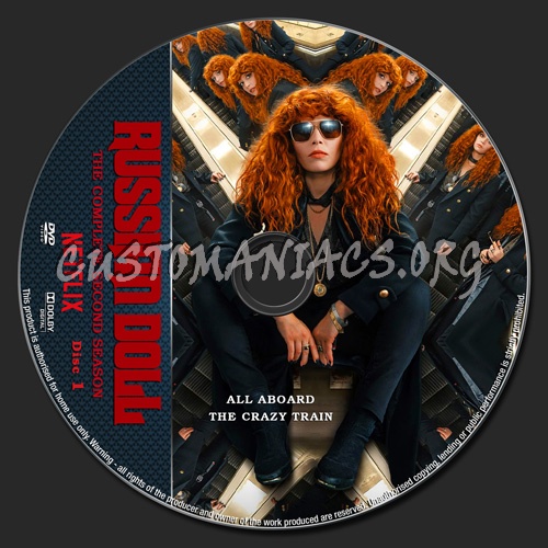 Russian Doll Season 2 dvd label