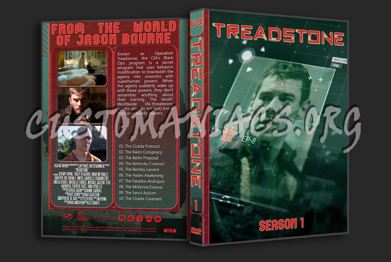 Treadstone season 1 dvd cover