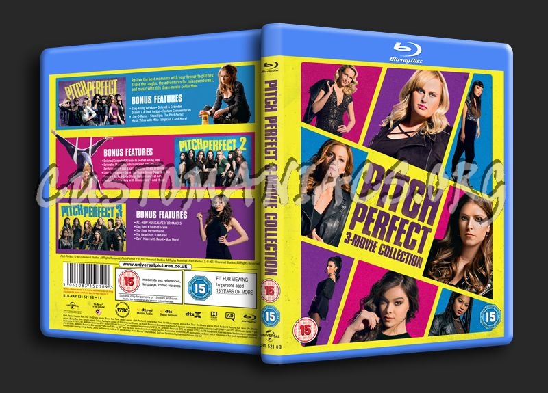 Pitch Perfect 3-Movie Collection blu-ray cover