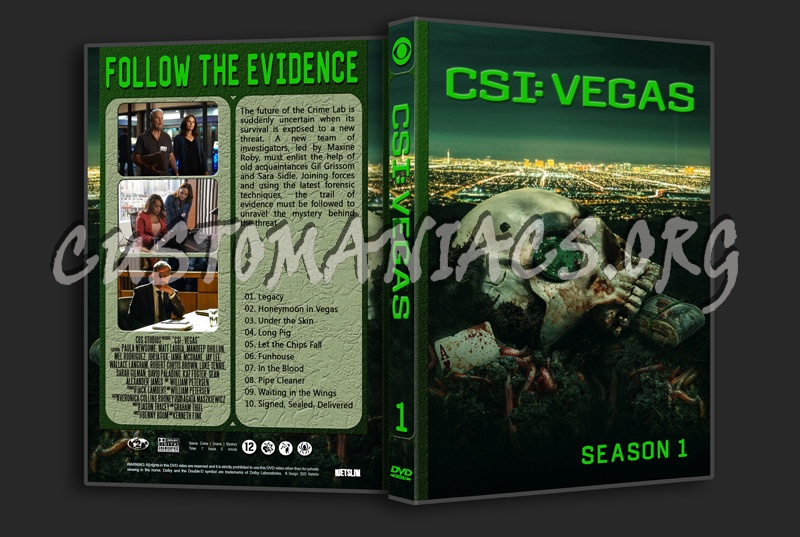 CSI : Vegas season 1 dvd cover