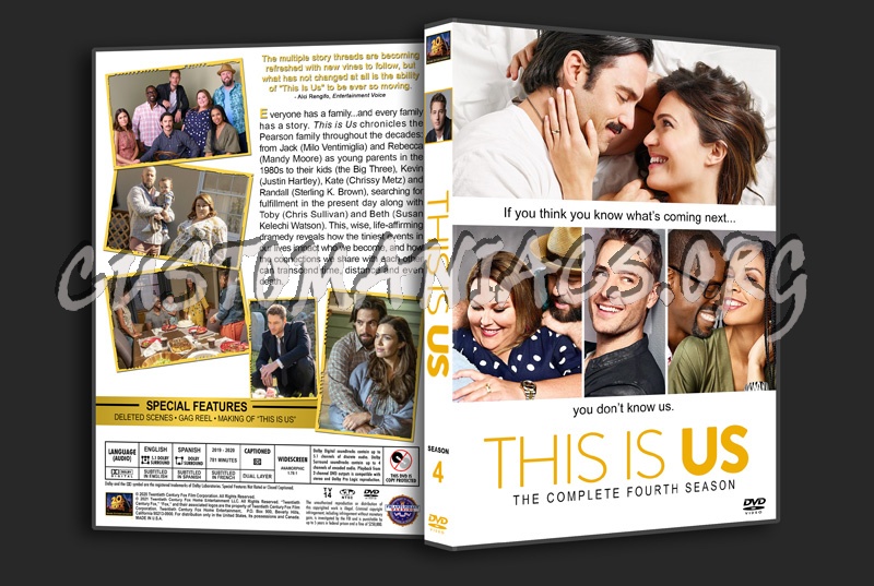 This Is Us - Season 4 dvd cover