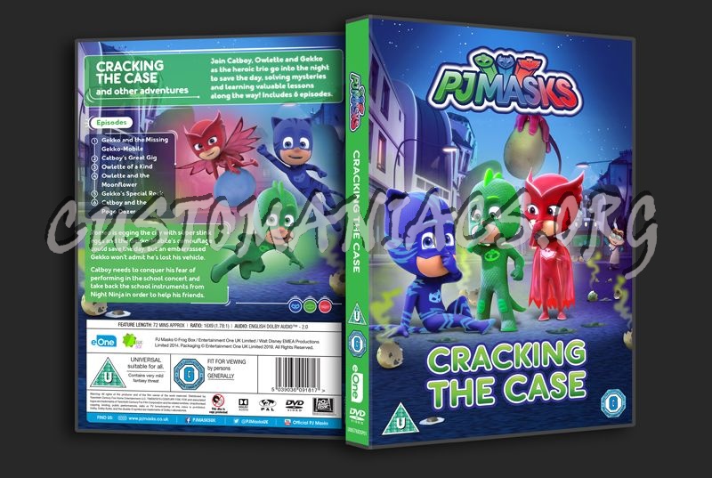 PJMasks Cracking the Case dvd cover