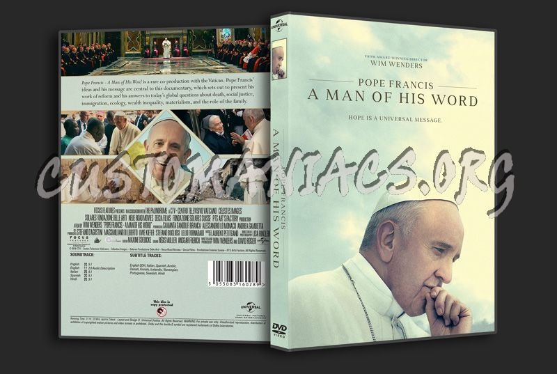 Pope Francis A Man of His Word dvd cover