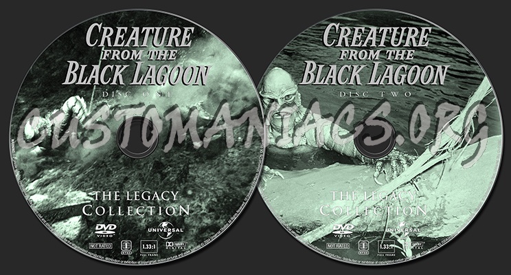 Creature from the Black Lagoon dvd label