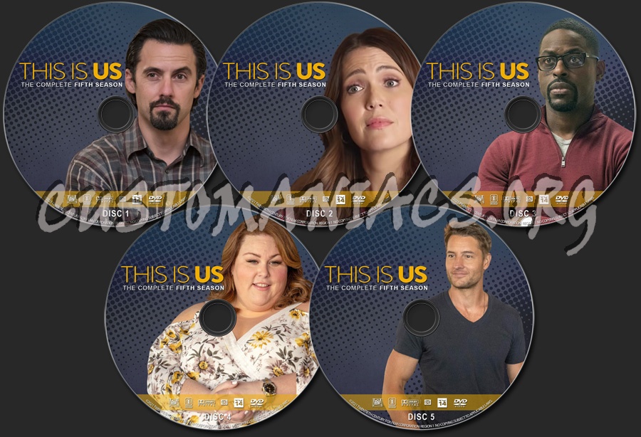 This Is Us - Season 5 dvd label