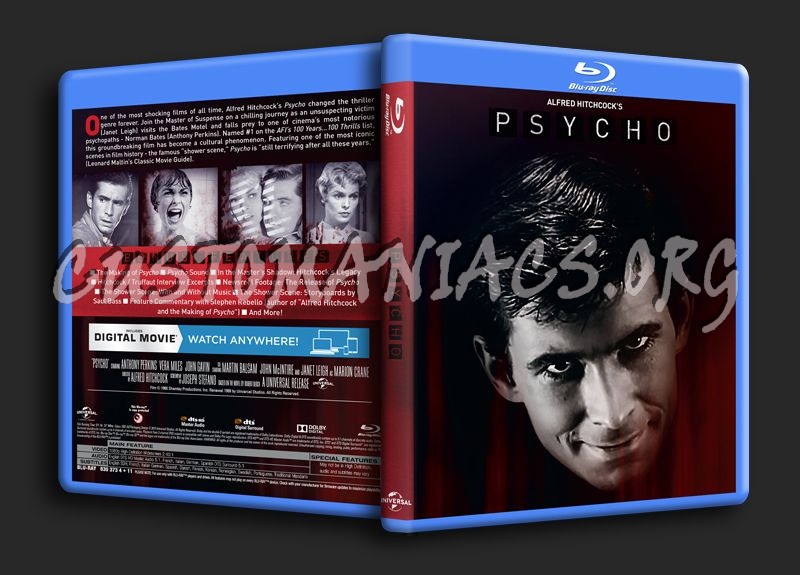 Psycho blu-ray cover