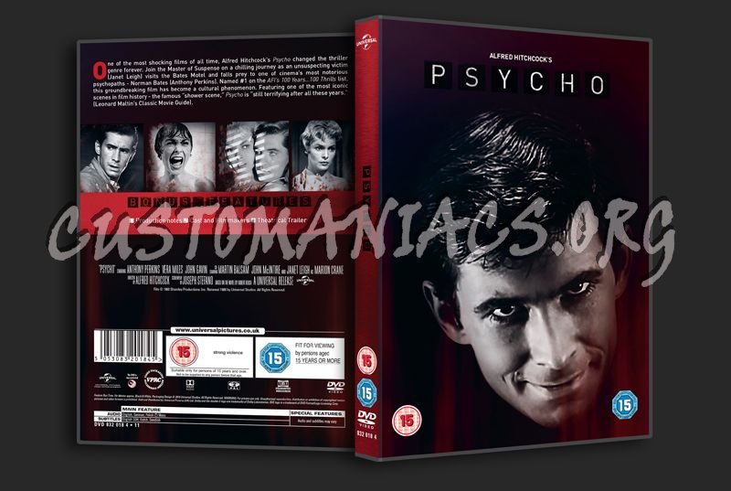 Psycho dvd cover