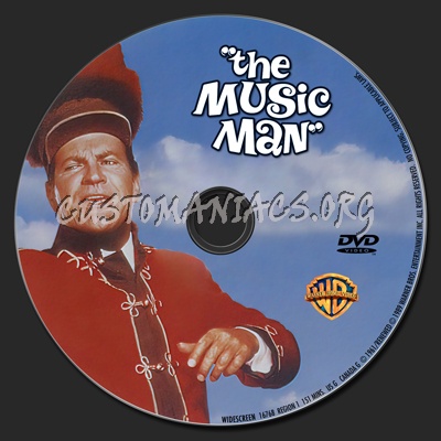 The Music Man dvd label