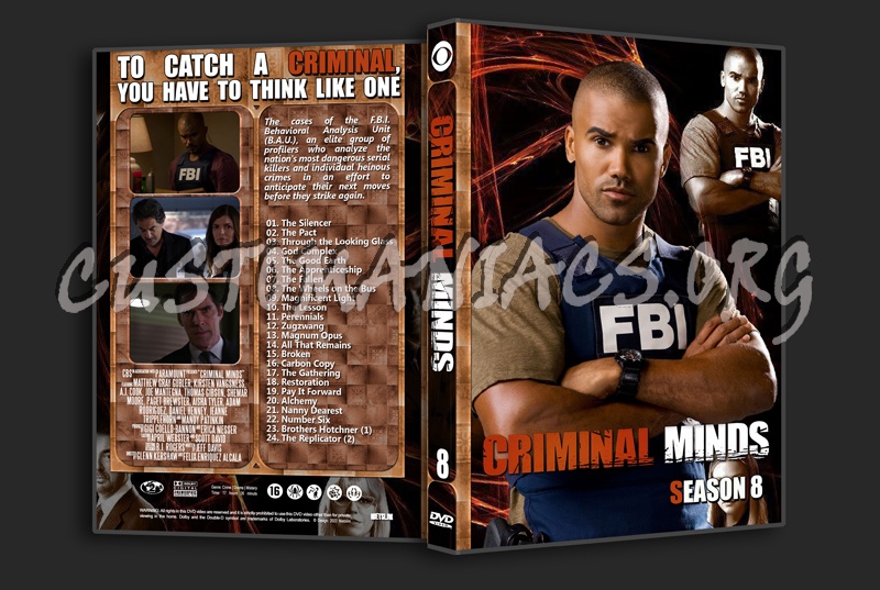 Criminal Minds season 8 dvd cover