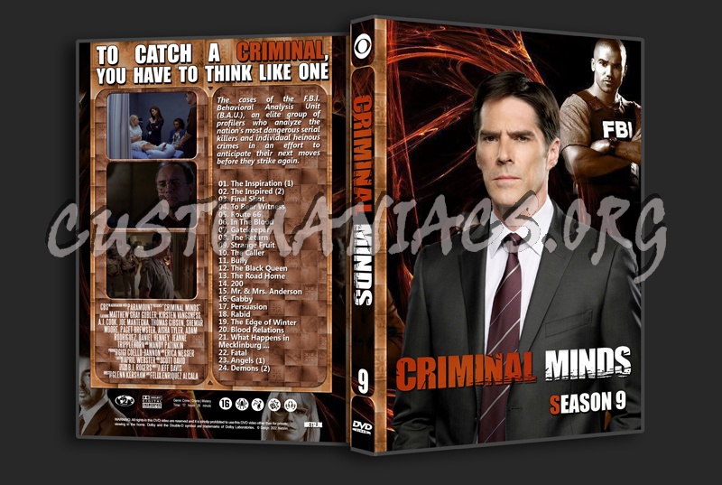 Criminal Minds season 9 dvd cover