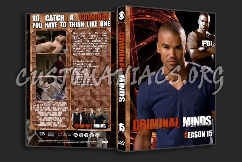 Criminal Minds season 15 dvd cover