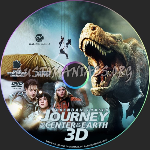 Journey to the Center of the Earth dvd label