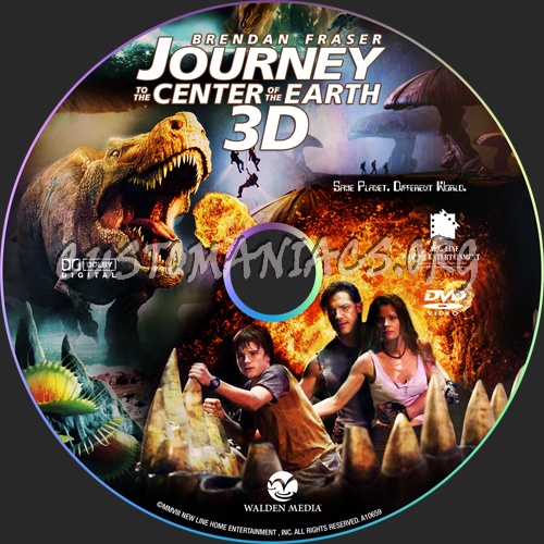 Journey to the Center of the Earth dvd label