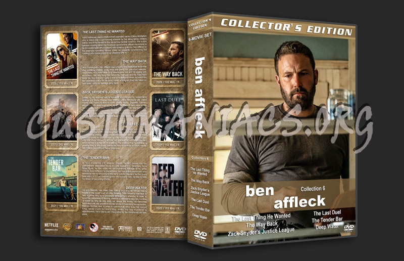 Ben Affleck Collection 6 dvd cover