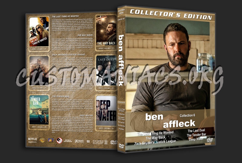 Ben Affleck Collection 6 dvd cover