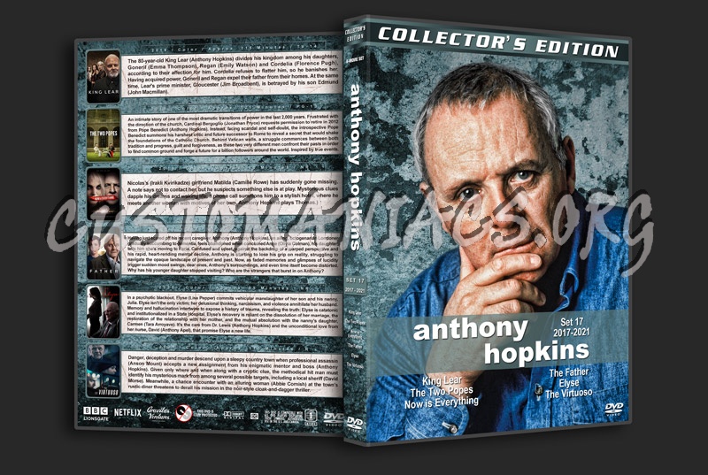 Anthony Hopkins Film Collection - Set 17 (2017-2021) dvd cover