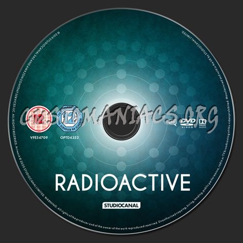 Radioactive dvd label