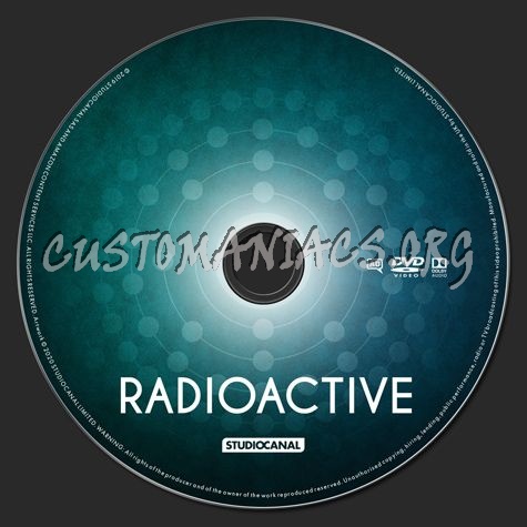 Radioactive dvd label