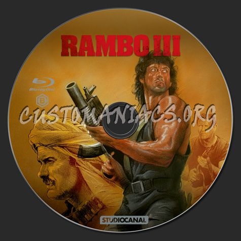 Rambo 3 blu-ray label